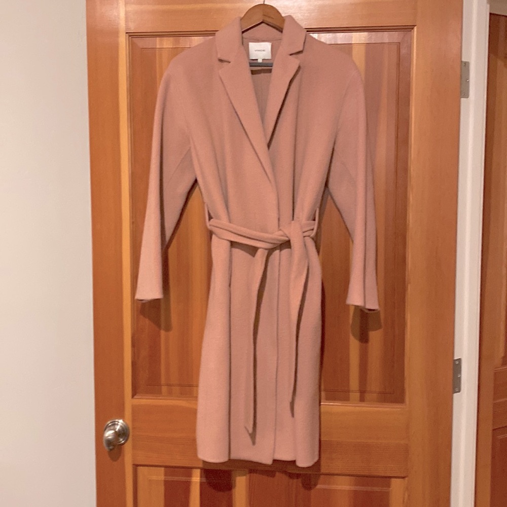 NWOT. VINCE Wool Blend Coat. Dusty Pink Size Small